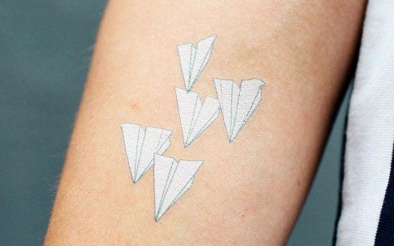 White Ink Tattoo